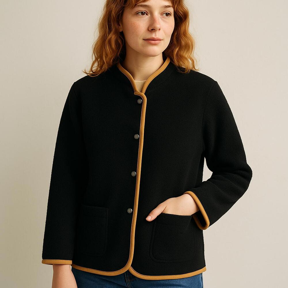 Joan Rivers Classics Collection Fleece Jacket reversable